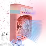 Drumstone (15 YEARS WARRANTY) Personal Air Cooler, Portable Air Conditioner Fan, Mini Evaporative Cooler with 7 Colors LED Light, 1/2/3 H Timer, 3 Wind Speeds and 3 Spray Modes _Multicolor