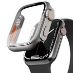 VEMIGON Tough PC Case Compatible with Apple Watch Series 9/8/7 45mm, Change to Ultra Look Cover, Converter Case Bumper Upgrade to Ultra 2/1 Apperance with Screen Protector for iWatch 9, 8 and 7 (45mm)
