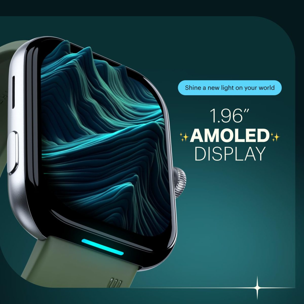 Noise Ultra 3 Luminary with India's 1st Ever Personalised Notification Alerts (Lumilert), 1.96" AMOLED Display, Premium Metallic Dial, Send Upto 5 Emojis (Lumiping), Health Suite (Jet Black) - Image 5