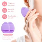 Soft Makeup Puff Set with Headband and CLEAN Pad 20 Pcs | Beauty Sponge Set in 4 Pastel Colors | Teardrop & Flat Blenders for Foundation, Powder, and Creams | Complete Face Makeup Tool Kit for Flawless Application - Image 3
