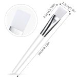 BELICIA 6Pcs Facial Brushes, Soft Fan Mask Brushes, Synthetic Bristles, Multi-Color, For Face Mask, Facial Brush Set - Image 4