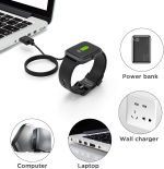FIRE BOLTT Invincible 4 Pin USB Fast Charger Magnetic Charging Cable Adapter for Firebolt Thunder watch & Firebolt Talk Smartwatch only,Black - Image 3