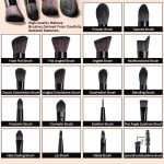 MAYCREATE® Makeup Brush Set 18pcs Premium Synthetic Makeup Brushes Set Makeup Tools Full Set Makeup Brush for Beginners Makeup Artists - Image 3