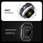 Fire-Boltt Brillia Smart Watch with 51.3mm (2.02 inch) AMOLED Display, Bluetooth Calling, SpO2, Heart Rate Monitoring, 120+ Sports Modes (Brillia, Dark Grey) - Image 11