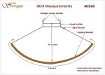 Studio Shringaar Women's Poly Silk Skirt/Lehenga With 8 Meters Maxi Flare (Double Ghera) - Image 5