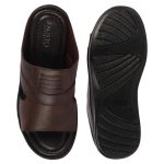 FAUSTO Men's Daily Indoor Outdoor Comfort Stitched Open Toe Slip On Slipper - Image 5