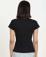 Bewakoof Official Friends Merchandise Women's 100% Cotton Printed Slim Fit Round Neck T-Shirt - Image 3