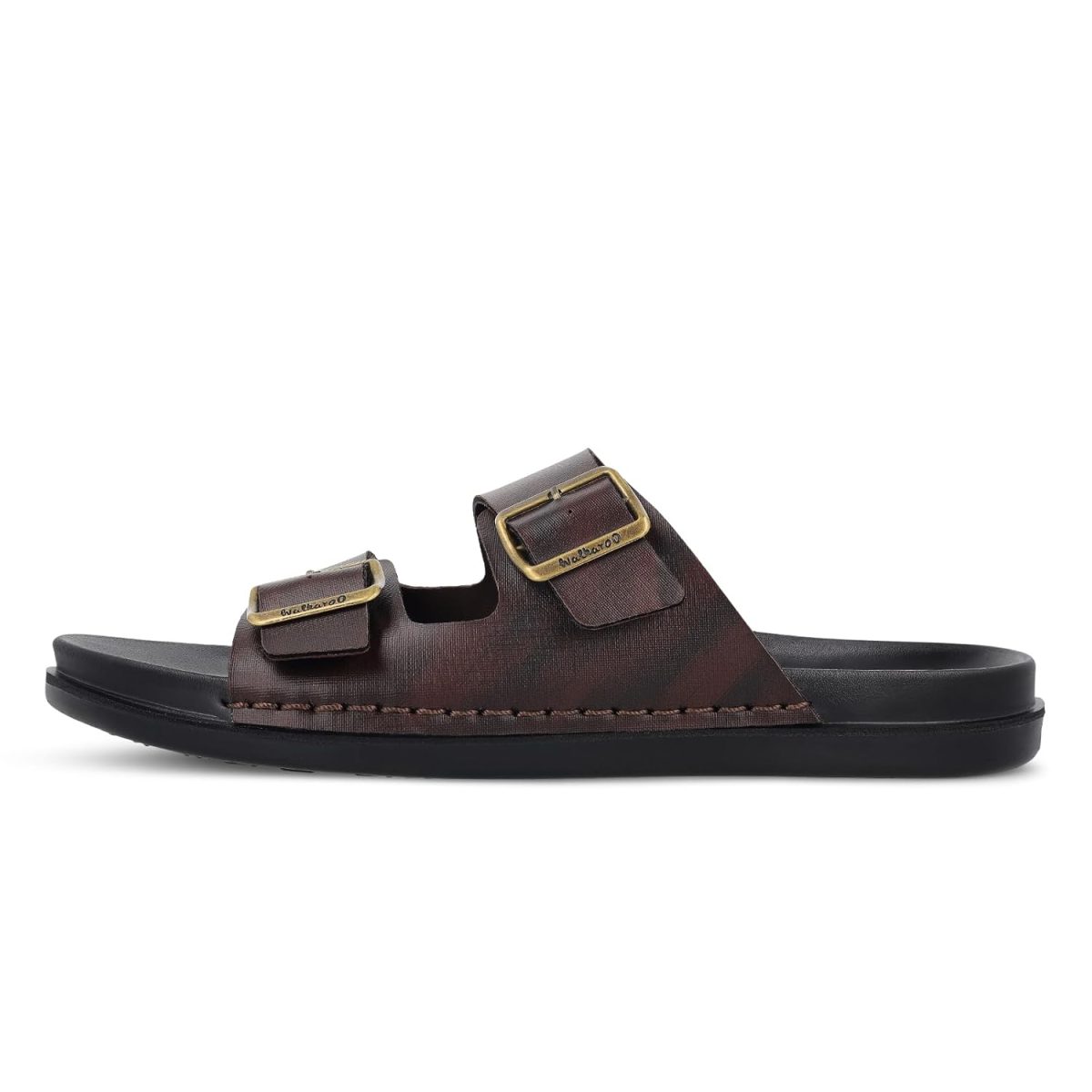 WALKAROO PLUS Bounceez Men's Fashion Sandal with Cushion Insole, Arch Support, Toe Seperator and Dual Buckle Straps for Casual Footwear - WE1337 - Image 6
