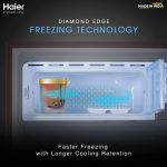 Haier 185 L 2 Star Direct Cool Single Door Refrigerator Appliance (2023 Model, HED-192RS-P, Red Steel) - Image 3