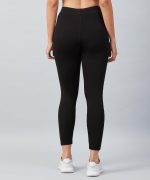 BLINKIN Women's Purple Skinny Athletic Leggings - Mid Rise, Slim Fit, Breathable, Yoga & Fitness - Women's Active Wear, Sports Pants - Image 3