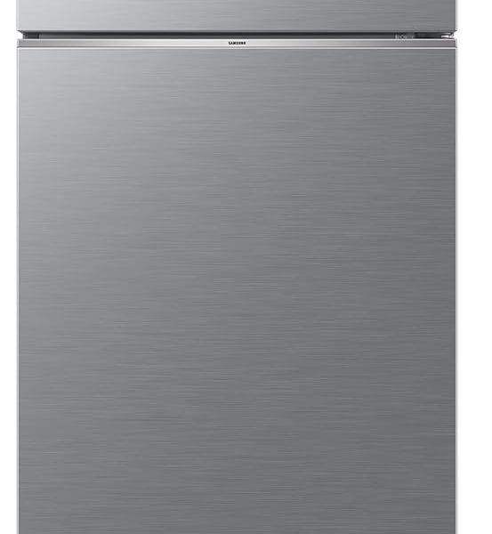 Samsung 350 L, 2 Star, Convertible 5-in-1, Digital Inverter, Frost Free Double Door, WiFi Enabled Bespoke AI Refrigerator (RT38DG5A2BS8HL, Elegant Inox, Silver)