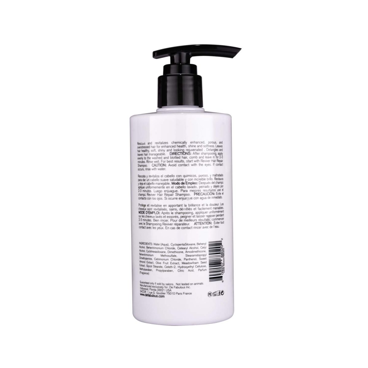 De Fabulous Reviver Hair Repair Shampoo & Conditioner 250ml (Combo Of 2) | Sulphate-Free pH Balanced | All Hair Types - Image 6