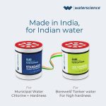 WaterScience Pack of 2 Replacement Cartridge for CLEO Shower and Tap Filter for Hard Water | Borewell/Tanker Water Cartridge | Hard Water Softener - Image 3