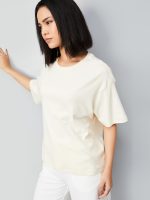 Max Women's Solid Regular Fit Tshirt - Image 3