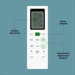 ZIEVA Compatible with Bluestar AC Remote Replacement for 1, 1.5, 2 ton Split/Window Air Conditioner - Please Match The Original Remote (AC 226 B) - Image 7