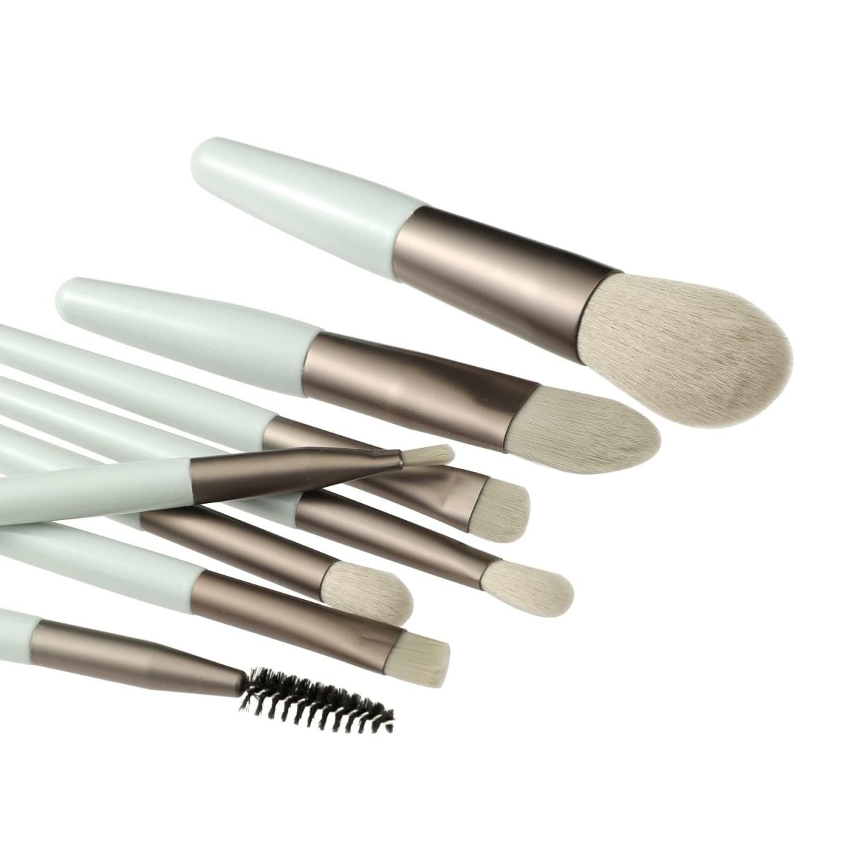 FIRST BEAUTY Make Up Brushes 8Pcs Makeup Brush Set Foundation Brush Blending Brush Eyeshadow Brushes Eye Brushes Set With Bag (Multicolor) - Image 2