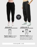 Bewakoof Women's Loose Mid Rise Joggers - Image 3