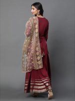 Aurelia Women Cotton Sharara Suit With Dupatta - Image 4