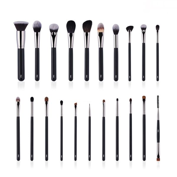 PAC Cosmetics Absolute Basics (21 Brushes) Best Professional Makeup Brush Set for Face, Eyes & Lip Makeup Application and Blending Needs