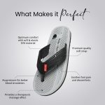 Ortho + Rest Doctor Orthopedic Slippers for Men | Anti-Skid Flip Flops with Acupressure Massage Footbed | Extra Soft and Comfortable Doctor-Recommended Chappal for Pain Relief - Image 8