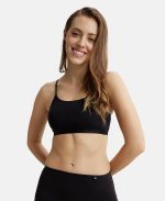 Jockey 1351 Women Super Combed Cotton Elastane Seamless Stretch Multiway Styled Crop Top with Adjustable Bra Straps and Stay Fresh Treatment - Image 5