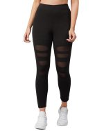 BLINKIN Women's Purple Skinny Athletic Leggings - Mid Rise, Slim Fit, Breathable, Yoga & Fitness - Women's Active Wear, Sports Pants