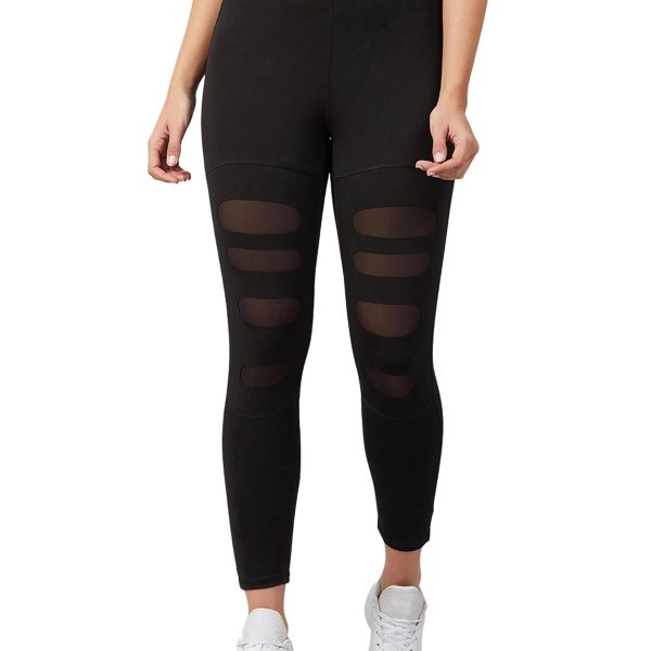 BLINKIN Women's Purple Skinny Athletic Leggings - Mid Rise, Slim Fit, Breathable, Yoga & Fitness - Women's Active Wear, Sports Pants