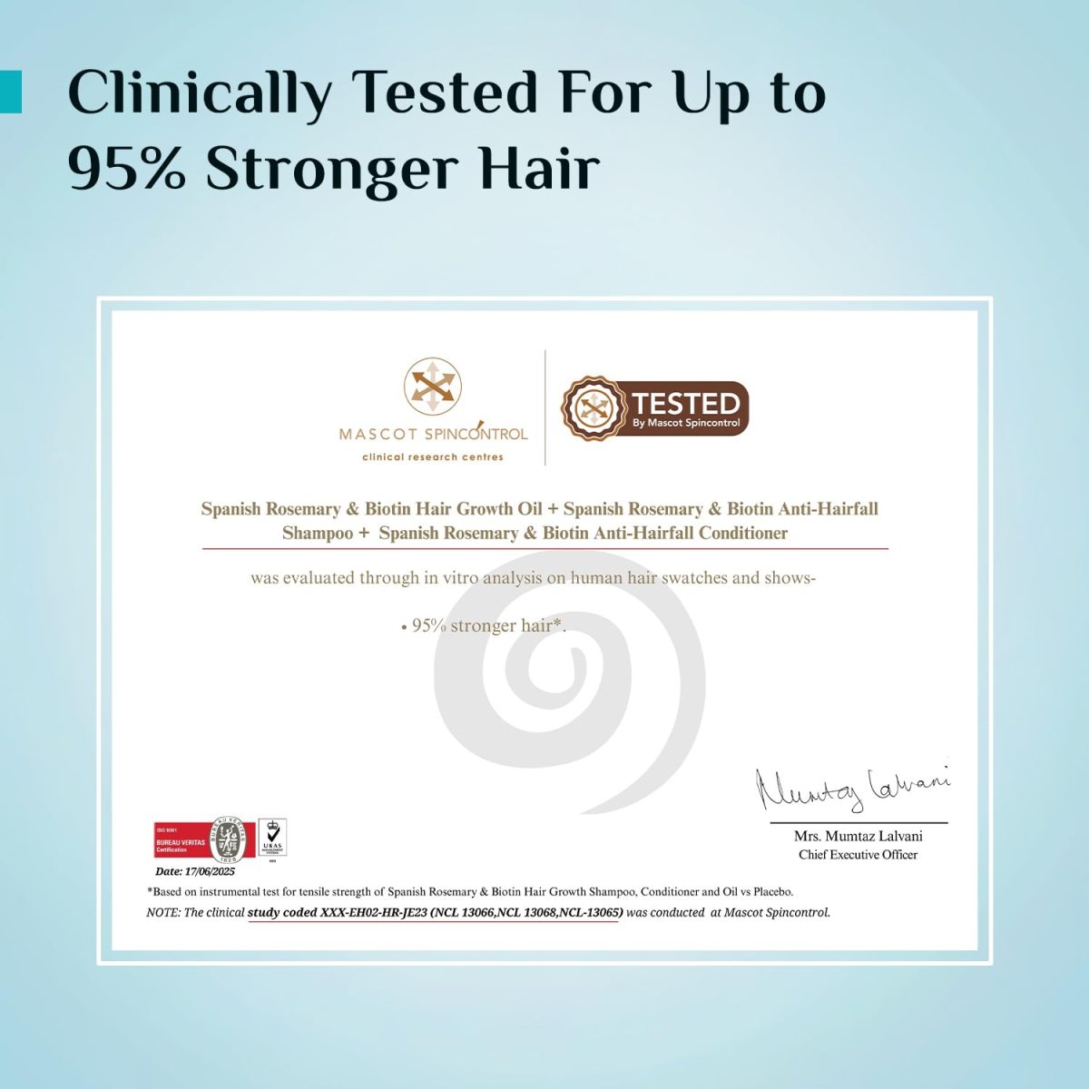 Pilgrim Spanish Rosemary & Biotin Anti Hairfall Conditioner for Reducing Hair Loss & Breakage | Upto 95% stronger hairs | Suitable for all hair types | For Men & Women 200ml - Image 8