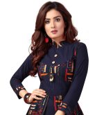 madhuram textiles Women Rayon A-Line Long Kurti(M-2082) - Image 6