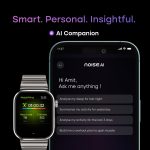 Noise Pro 6 Max Smart Watch:Intelligent AI, Endless AI Watch Faces, AI Companion, 1.96” AMOLED, Stainless Steel Build, Built-in GPS, 5 ATM, EN2 Processor, for iOS & Android(Pure Titanium) - Image 5
