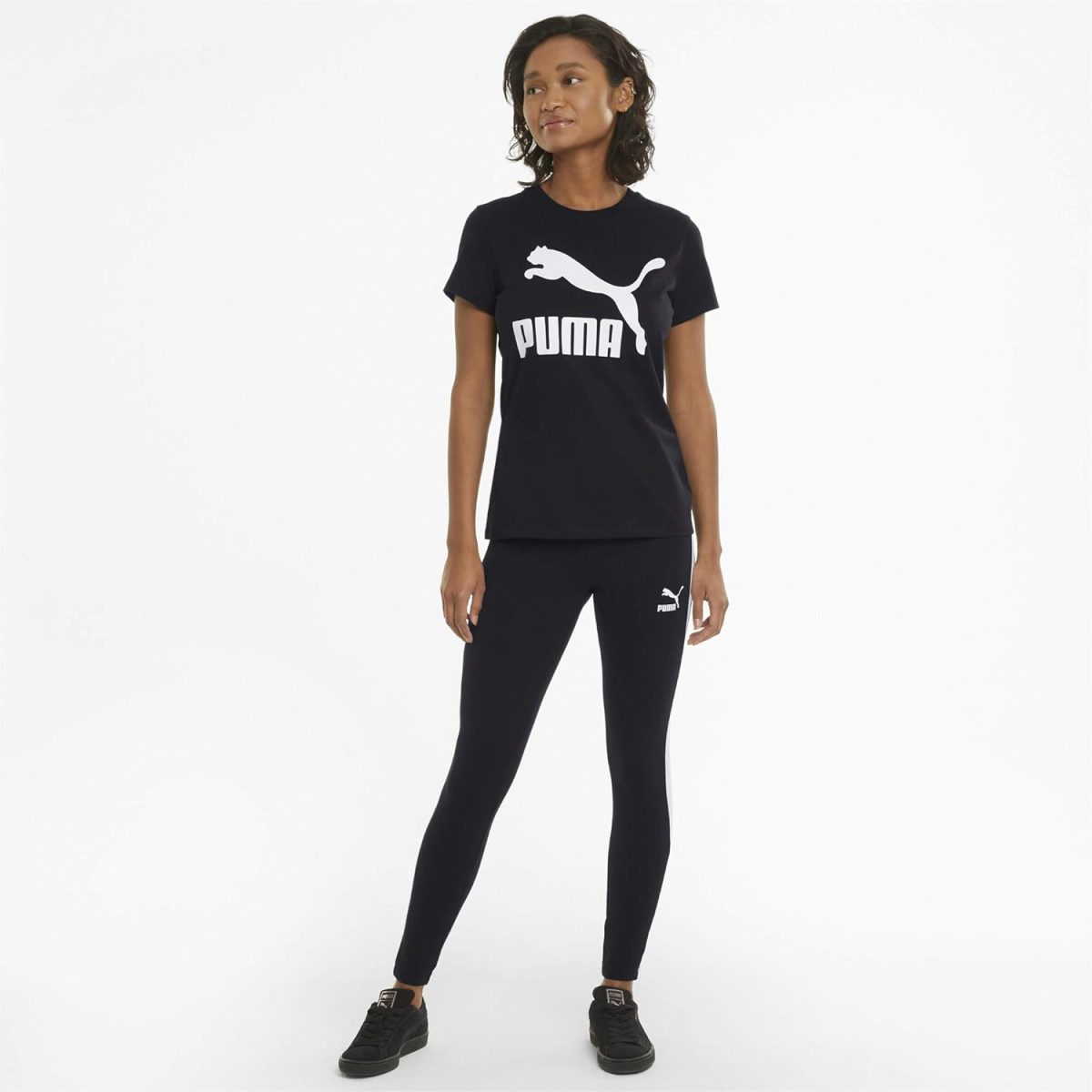 Puma Women Cotton Classic Logo Regular Fit T-Shirt - Image 6
