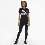Puma Women Cotton Classic Logo Regular Fit T-Shirt - Image 6