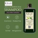 Khadi Natural Herbal Amla & Bhringraj Shampoo for Men Women 1000ml - Image 2