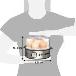 Milton Smart Instant Electric Egg Boiler | Automatic Cut Off | Egg Cooker & Steamer for Boiling Up to 7 Eggs | 3 Boiling Modes | 360 Watt | Stainless Steel Body & Heating Plate | - Image 3