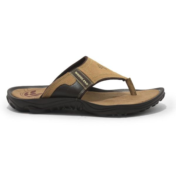 Woodland Men's Leather Slippers