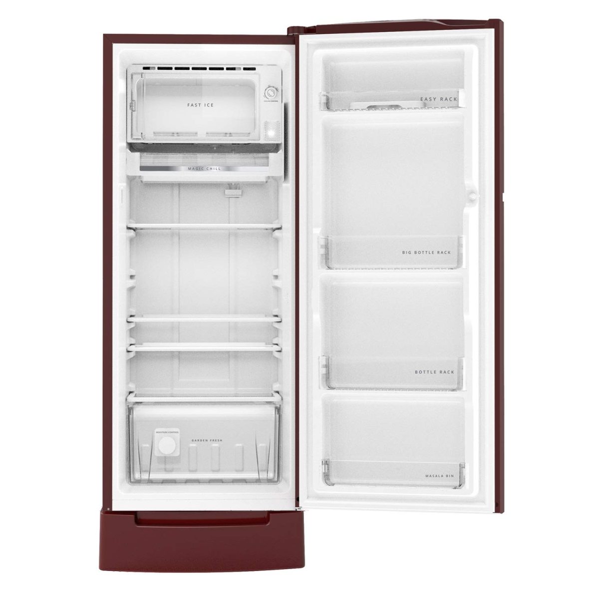 Whirlpool Ice Magic PRO 215 L 3 Star Direct-Cool Single Door Refrigerator (230 IMPRO ROY 3S, Wine Mulia) - Image 5