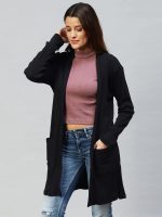 Rigo Front Open Long Rib Shrug - Image 4