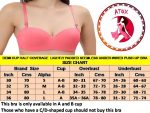 ATOX Women Every Day's Underwired Padded Bra Demi Cup T-Shirt Pushup Bra - Image 5