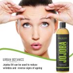 UrbanBotanics® Cold Pressed Jojoba Oil For Hair Growth, Skin & Face | Pure Jojoba Oil for Face & Body Massage | Virgin & Unrefined For Men & Women, 100ml - Image 6