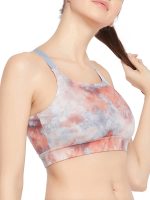 Clovia Women's Polyester Impact Padded Printed Sports Bra With Removable Cups - Image 6