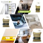 Dr. CHARCOAL Activated Carbon Air Purifier Bag to remove Odor and Moisture from Car, Bathroom and Kitchen - 200 Grams (Classic Khaki) - Image 5