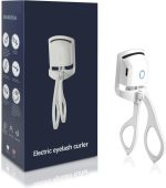 NIYANETAIL Heated Eyelash Curler, Electric Heated Lash Curler Rechargeable, 2 Heating Modes with Sensing Heating Silicone Pad, Portable Handheld Makeup Tools for Women
