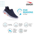 ASIAN Men's Sport Walking,Gym Shoes Lightweight with Extra max Cushion | Memory Foam Insole Shoes for Men's Superwalk-08 - Image 3