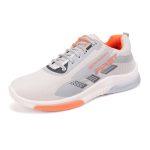 Running Shoes for Men Sneakers for Men (Color- White & Orange) Size-8(34) R - Image 4