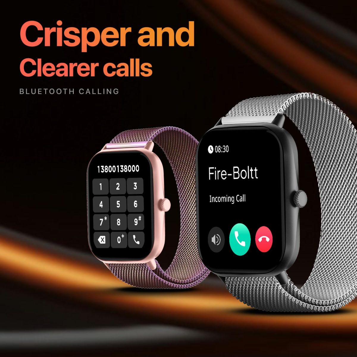 Fire-Boltt Ninja Call Pro Max Ultra Smart Watch 2.01 inch Display, Bluetooth Calling, 120+ Sports Modes, Health Suite, Voice Assistance (Silver SS) - Image 5