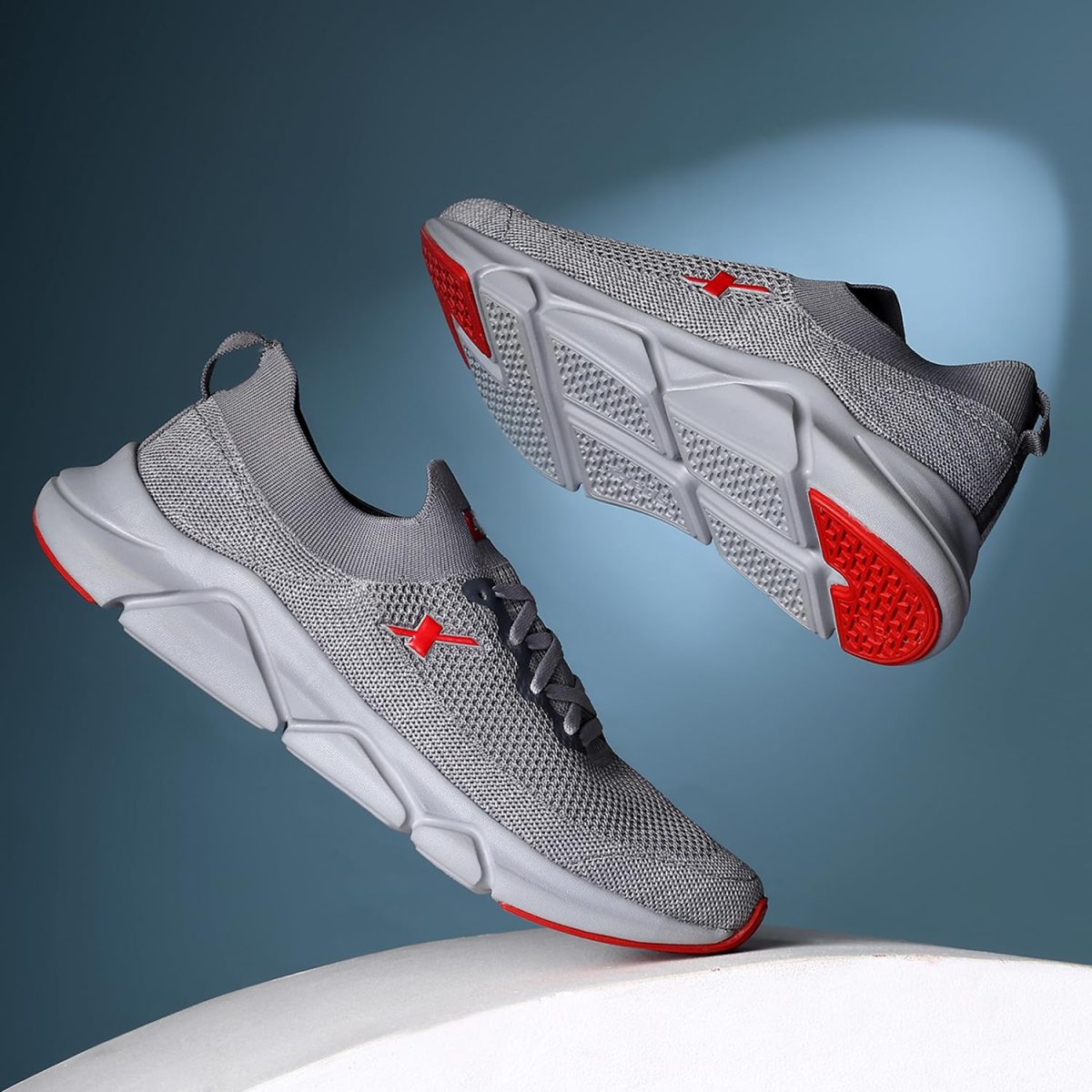SPARX Mens SM 680 | Enhanced Durability & Soft Cushion | Grey Walking Shoe - 9 UK (SM 680) - Image 2
