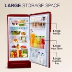 Godrej 202 L 5 Star Advanced Inverter, Jumbo Vegetable Tray Direct Cool Single Door Refrigerator With Base Drawer(, RD 210E TDI MN WN, Marine Wine) - Image 5