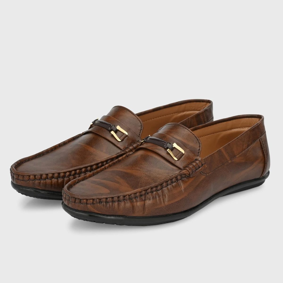 Centrino Loafer for Men | Stylish & Comfortable with Soft Cushioned Insole | Hand-Stitched Design for Trendy - Image 3