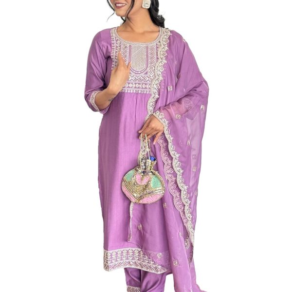 Alvami Women's Silk Kurta Set