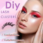 MAYCREATE® Cat Eyelash Clusters Varied Length Individual Eyelash Clusters Fluffy Winged Eyelashes Clusters False Eyelashes Non-sticky DIY Cat Eyelash Clusters Party Makeup Eyelash Clusters - Image 6